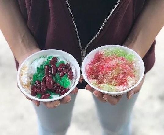Ice Kacang And Ice Chendol Live Station In Singapore