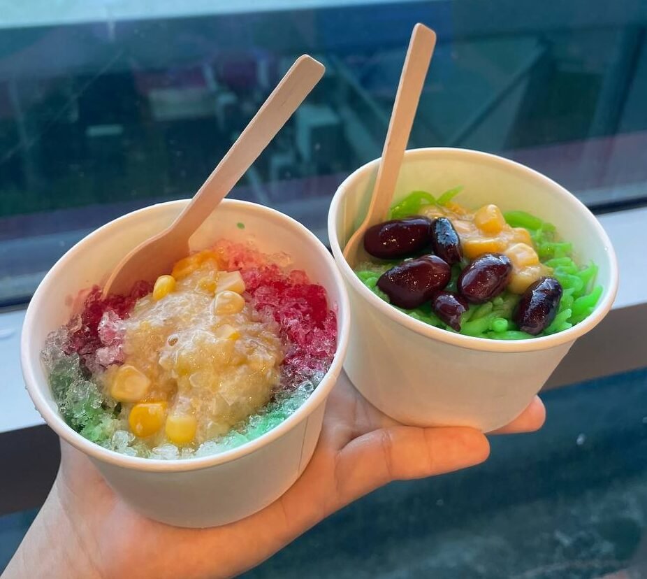 ice kacang and cendol live station in singapore