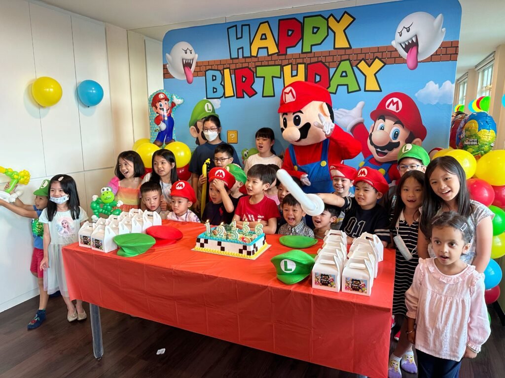 PartyAllo Singapore | Super Mario Inspired Theme Party Package | Best Event Management in Singapore