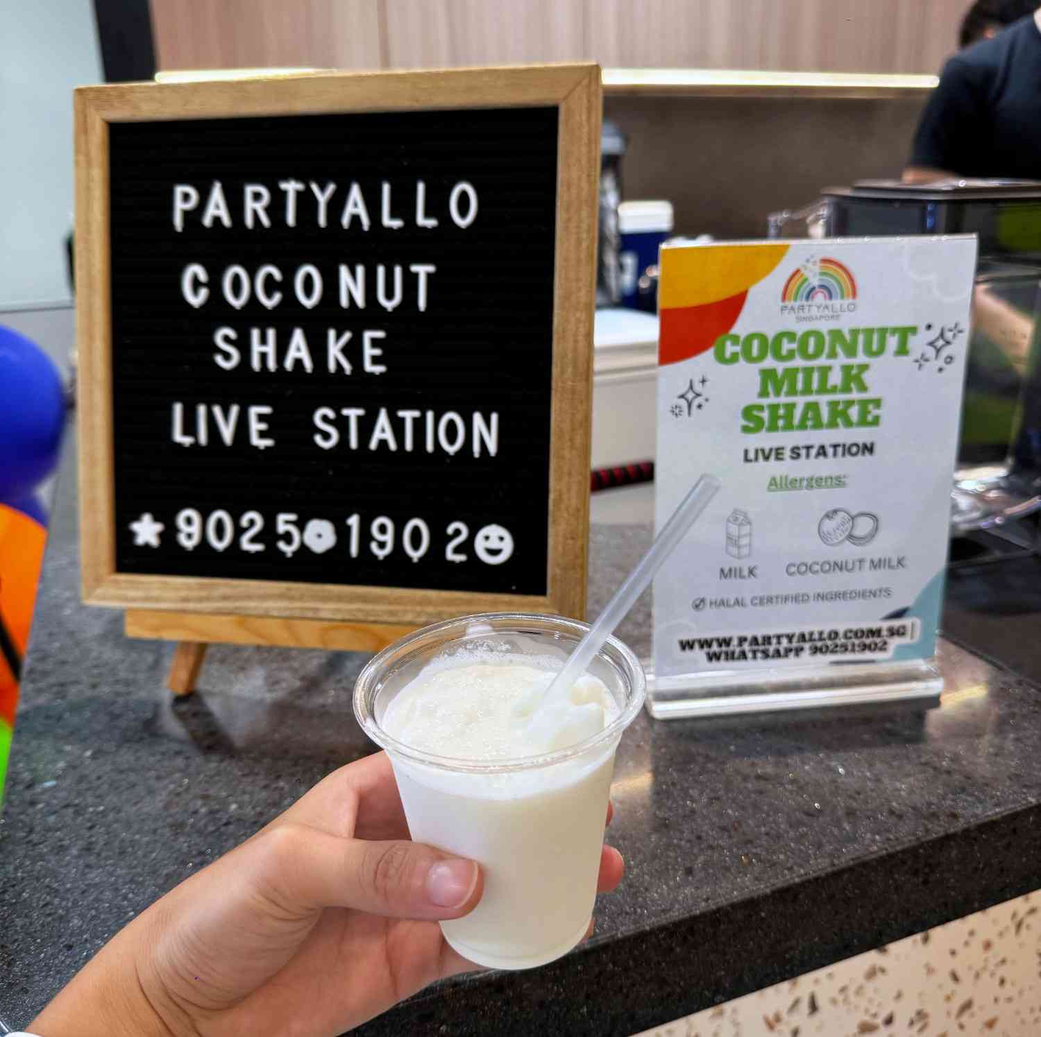 coconut shake live station