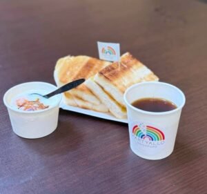 Kaya toast live station in singapore