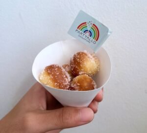 Mini donut balls live station in singapore
