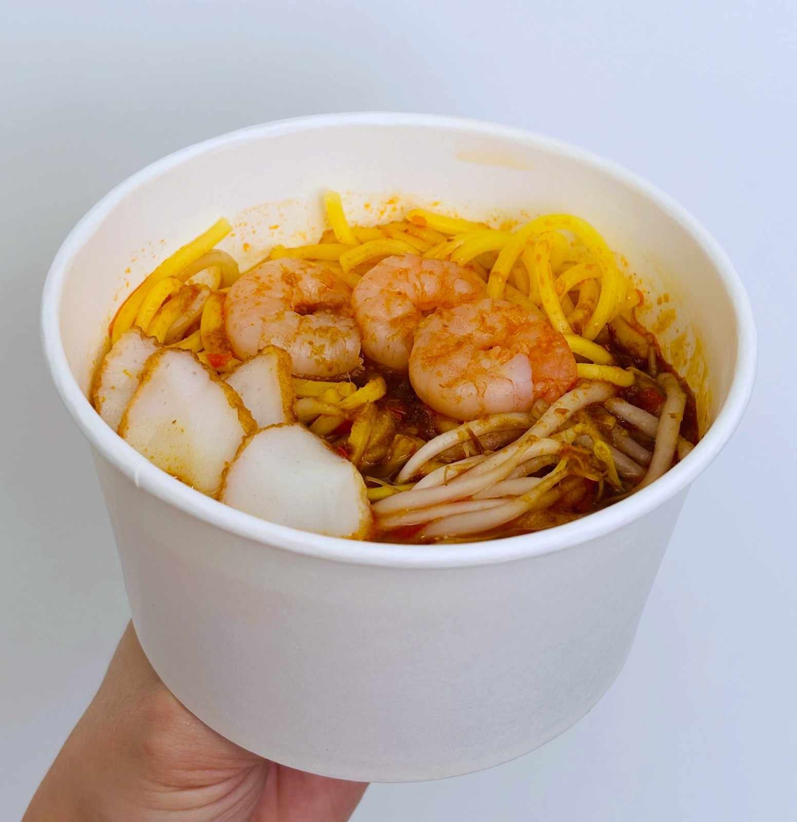 prawn noodles live station in singapore