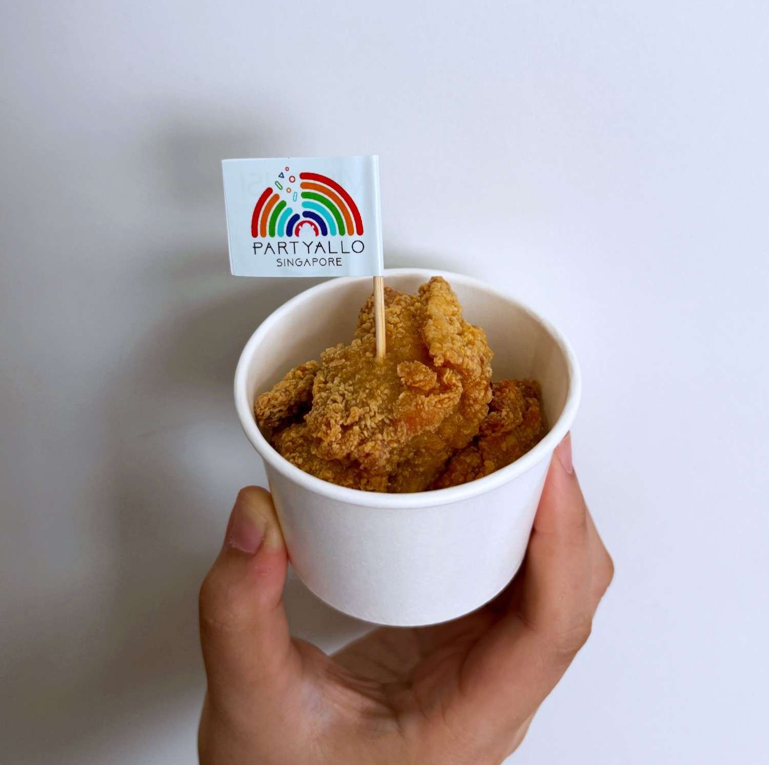 chicken karaage live station in singapore